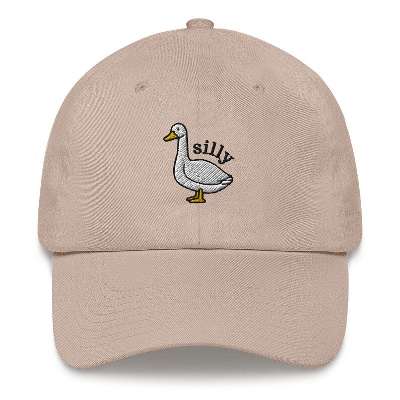 Silly Goose Hat, Silly goose dad hat, silly goose embroidered hat, goose hat, untitled goose, goose game, silly goose