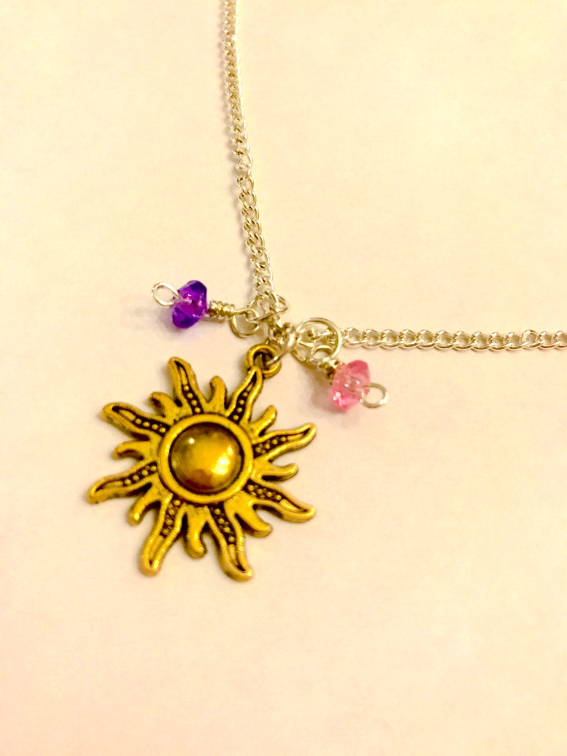 Tangled Sun Necklace 