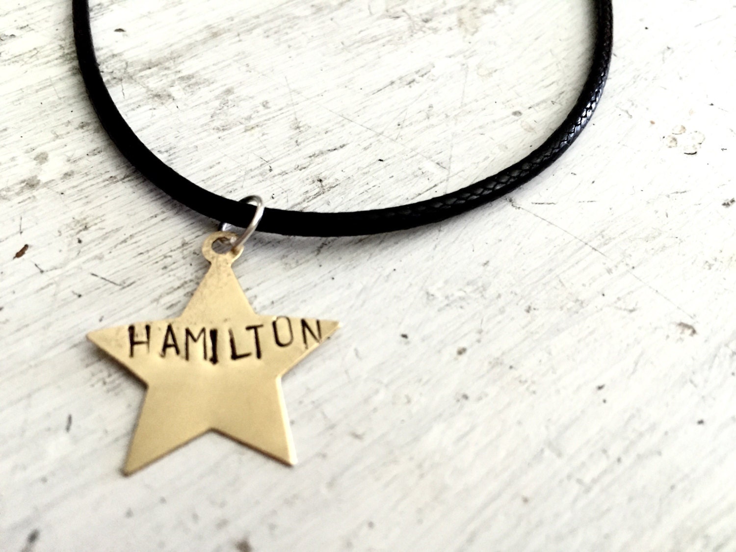 HandStamped Hamilton Necklace (four styles to choose from)