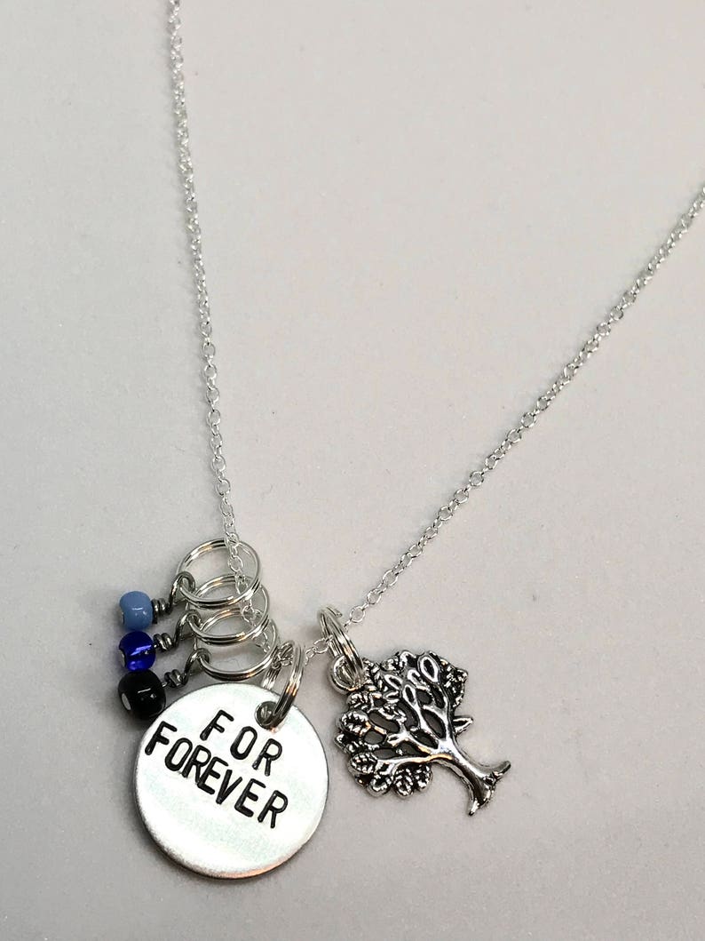 Dear Evan Hansen Inspired Hand-Stamped Necklace For Forever image 2