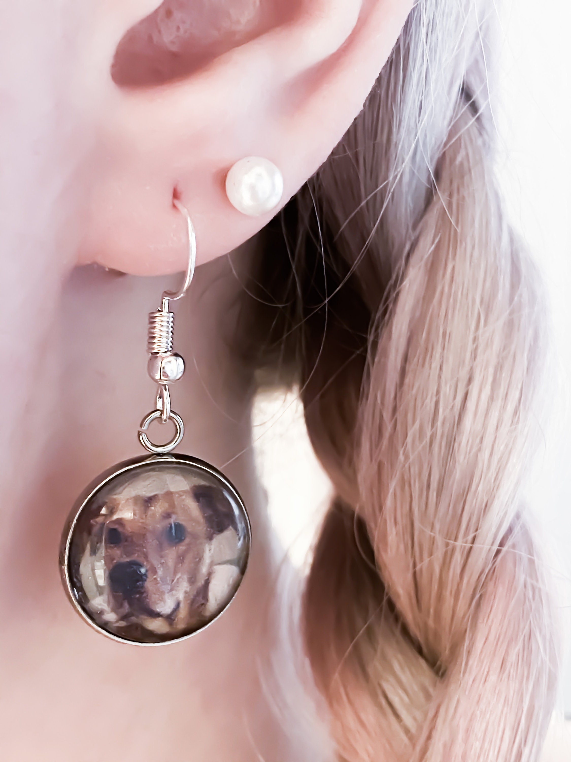 custom pet earrings