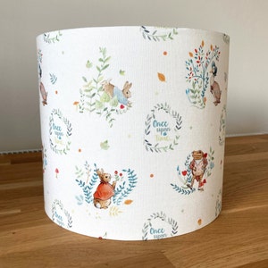 Peter Rabbit Nursery Lamp/Ceiling Shade - Once upon A Time