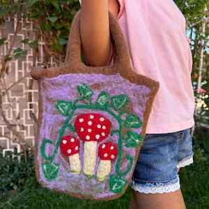 Handmade purse, wool purse, hand felted purse, handmade felt purse, women&#39;s purse, kid&#39;s purse, gifts for girls