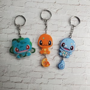 Gen 1 Starters Keychain/Magnet