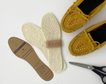Filz-Einlegesohlen | Merinowolleinlagen für Schuhe, Stiefel und Hausschuhe