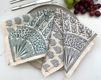 Cotton Table Napkins set of 2  Safari Collection | cloth table decor, table settings