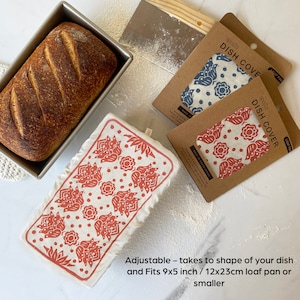 Loaf Bread Pan Cover Madiba Print | for bread making