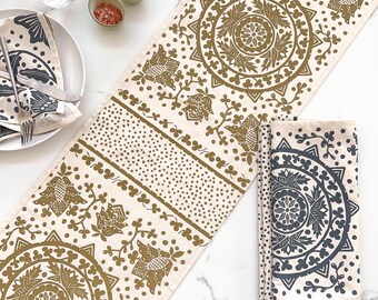 Table Runner Madiba Print | tablecloth and table decor