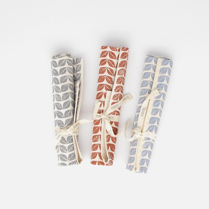 Cutlery Roll Travel Utensil Case for Lunch Box and Picnic Etsy