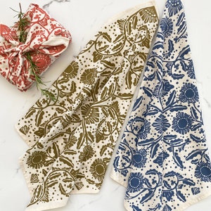 Furoshiki Vegetable Wrap Set di 3 pezzi con stampa Madiba