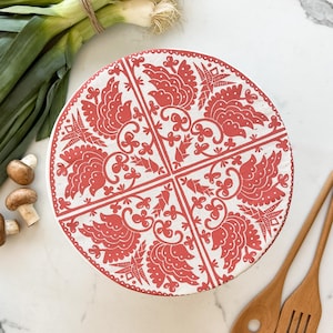 Dish and Bowl Cover Large Madiba Print | your salad bowl cover