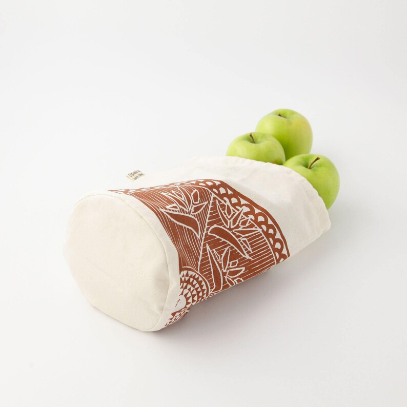 Produce Bag Tall Fabric Veggie Bag Reusable Shopping Bag for Etsy