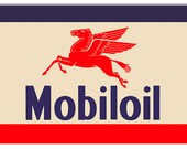 Pegasus Mobiloil Reproduction Gas Station Metal Sign 18x30 ITEM RVG205