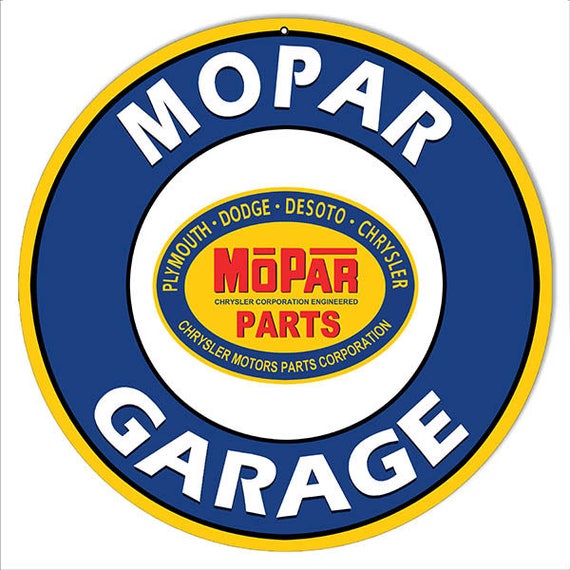 Dodge Parts Reproduction Gas Station Metal Sign 18x30
