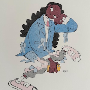 Pink - Riso Print