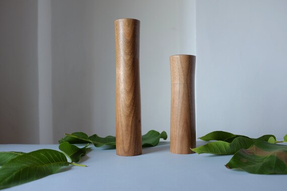 Salz Und Pfeffermuhle Holz Pfeffermuhle Pfeffermuhle Etsy