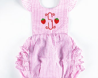 strawberry baby girl outfit