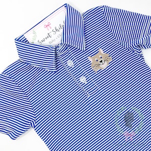 Boys Wildcat Polo, Boys Kentucky Football Shirt, Boys Football Player Tee, Boys Football Team T-Shirt, Baby Boy Sport Outfit, Boys Game Day