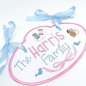 Vacation Stroller Tag, Princess Stroller Tag, Fairytale Stroller Tag, Custom Stroller Sign, Vacation Family Stroller Sign, Scooter Tag