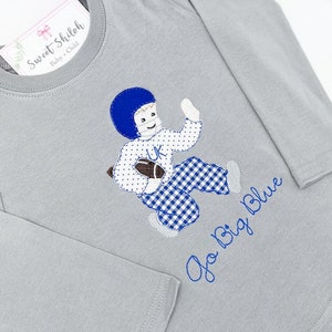 Boys UK Applique Shirt, Boys Kentucky Football Shirt, Boys Football Player Tee, Boys Football Team T-Shirt, Baby Boy Sport Outfit, Game Day