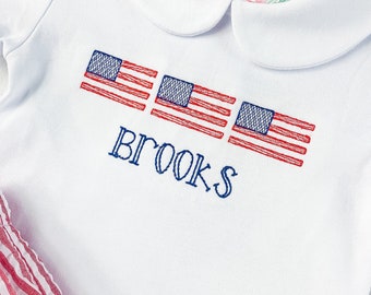 Boys Independence Day Set, Flag 4th of July Outfit, Baby Boy American Flag Shirt, Boys Patriotic Set, Boys 4th of July Short Set, USA Tee