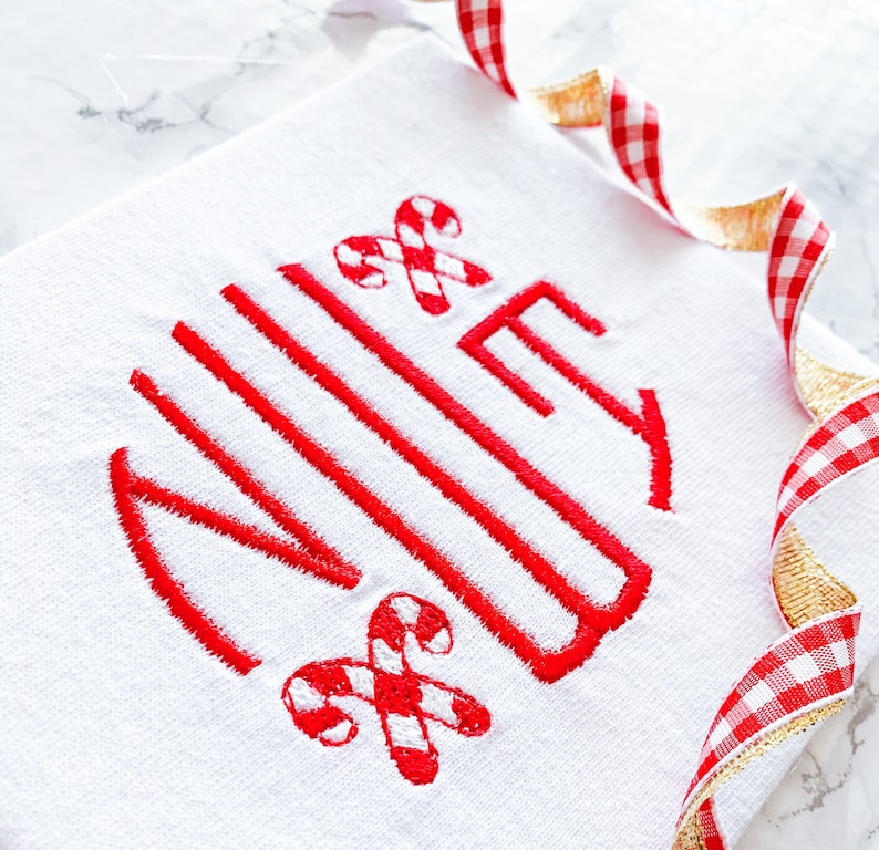 Boys Candy Cane Monogram Babys 1st Christmas Christmas Monogram Shirt Boys Christmas Shirt Childrens Christmas Outfit Baby Boy Xmas