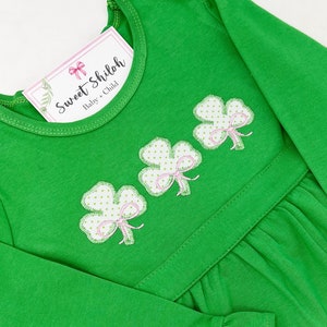 Girls St. Patricks Day Dress, Green Shamrock Outfit, Baby Girl Monogram Clover Dress, Four Leaf Clover Dress, St Pattys Day Dress - Etsy Girls St. Patricks Day Dress, Green Shamrock Outfit, Baby Girl Monogram Clover Dress, Four Leaf Clover Dress, St Pattys Day Dress - Etsy