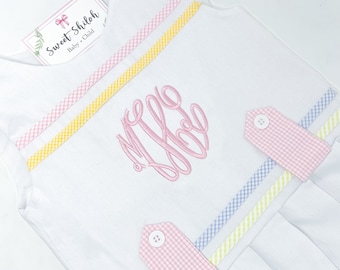 Girls Tennis Monogram Dress, Girls Pleated Monogram Dress, Girls Embroidered Monogram Outfit, Tennis Pleat Dress for Girls, Tennis Girl Gift