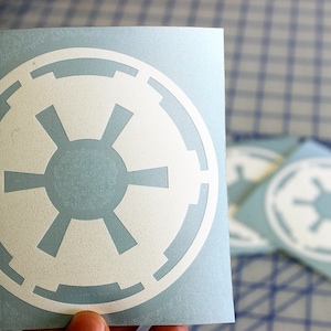 Imperial Logo decal.. Star Wars Imperial sticker.. Imperial sticker.. Imperial decal.. Star Wars Imperial decal.. Imperial vinyl decal..
