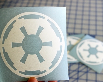 Imperial Logo decal.. Star Wars Imperial sticker.. Imperial sticker.. Imperial decal.. Star Wars Imperial decal.. Imperial vinyl decal..