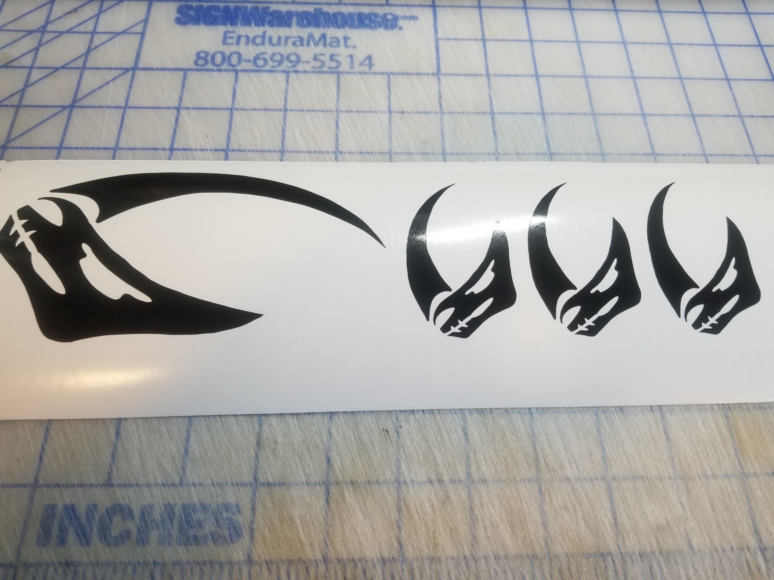 Mandaloran Mudhorn Sgl Vnyl Decal Cosplay Helmet Stcker