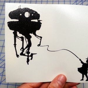 Girl and her Imperial Droid decal.. Girl with Viper Droid decal.. Imperial Probe Droid with Girl decal.. Viper Probe Droid with Girl decal..