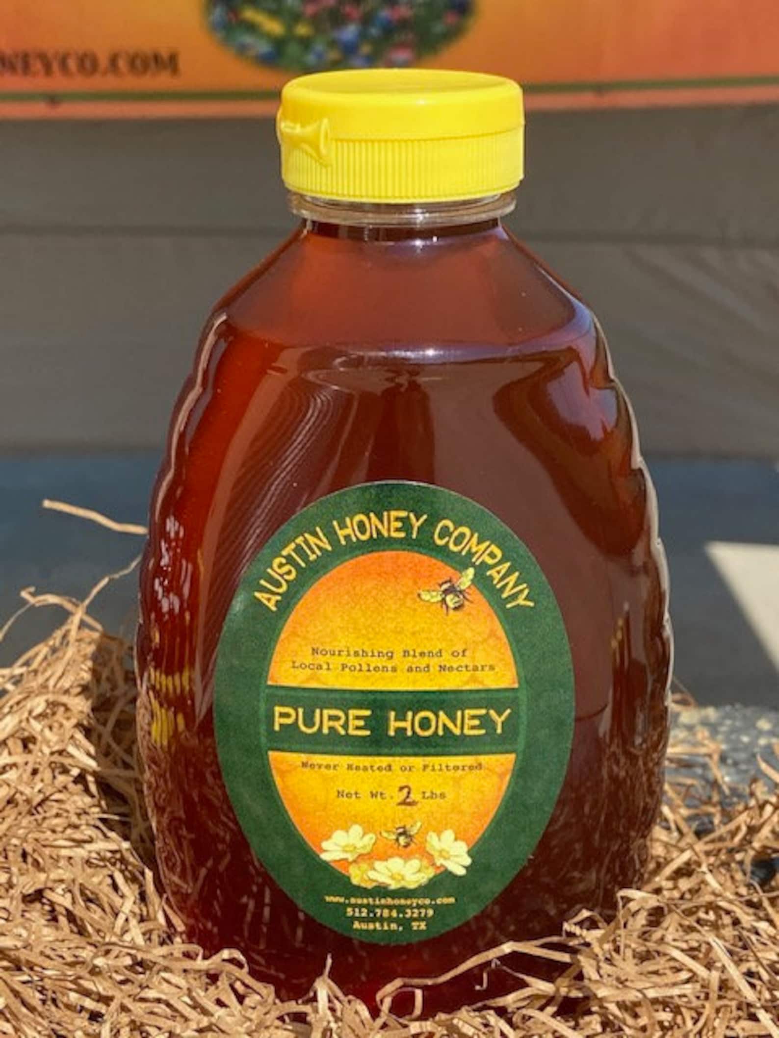 ONE GALLON Honeyget 6 of Our 2 Lb. Raw Wildflower Honey Etsy