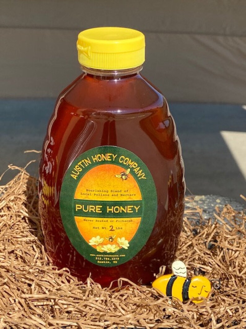 ONE GALLON Honeyget 6 of Our 2 Lb. Raw Wildflower Honey Etsy