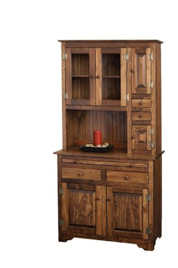 Hoosier Cabinet Special Walnut Etsy