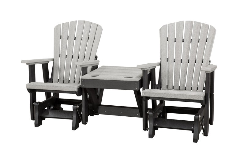 DutchCrafters Fan Back Adirondack Glider