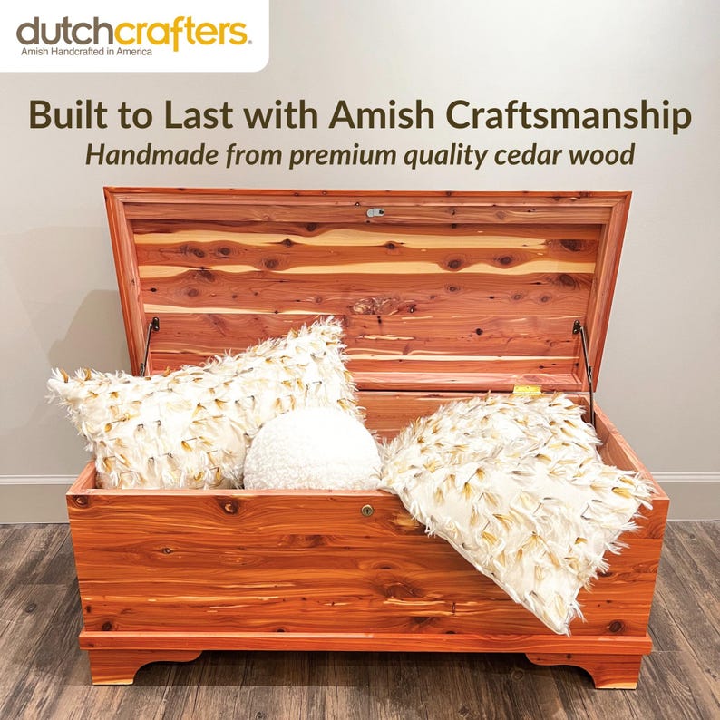 DutchCrafters Solid Wood Storage Chest - Thumbnail 2