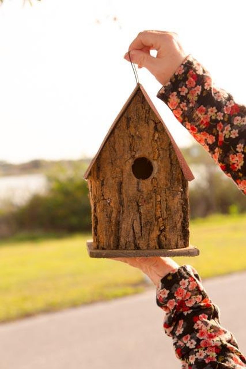 Amish Handcrafted Wren Bird House Etsy