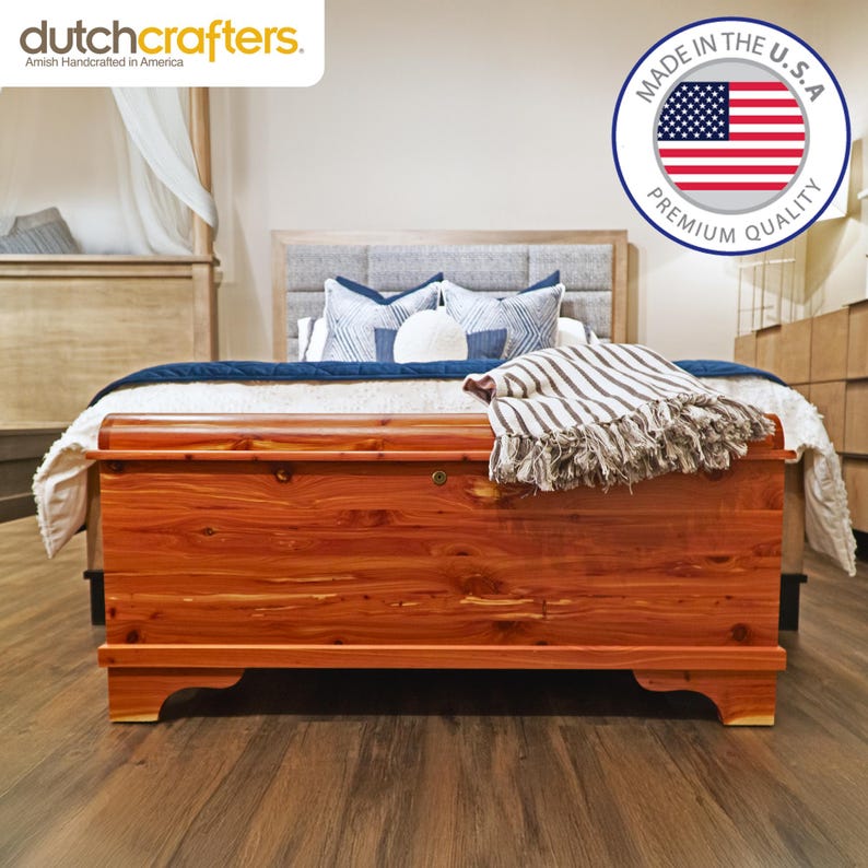 DutchCrafters Solid Wood Storage Chest - Thumbnail 3