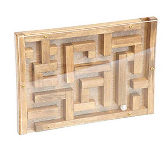 marble maze wooden