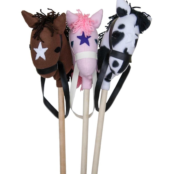 Wooden Stick Horse Etsy