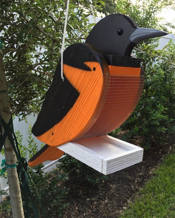 Amish Handcrafted Oriole Bird Feeder Etsy