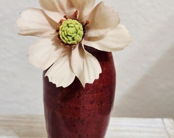 Pequeño jarrón de cerámica, maceta para flores pequeñas