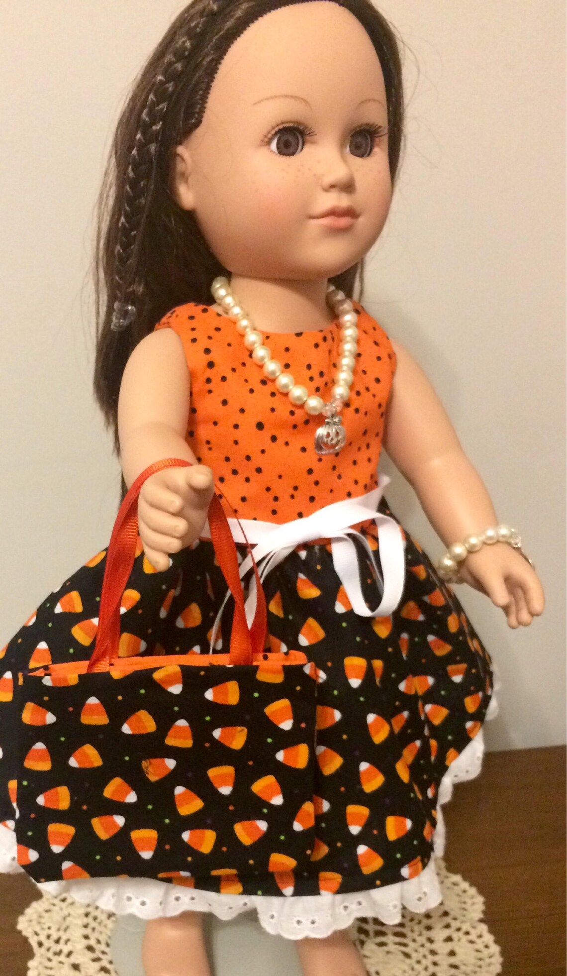 Halloween Outfit for your 18 or American Girl Doll with Etsy