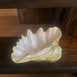 Large Vintage Ceramic Shell