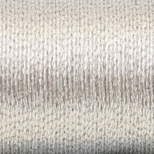 May include: A spool of silver metallic embroidery thread.