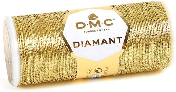 DMC Diamant Metallic embroidery thread - 35 metre 3 ply