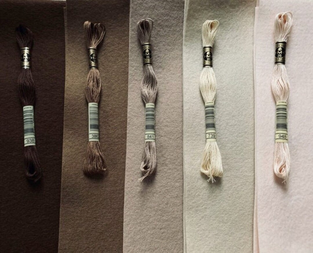 DMC Thread to Match Our 100% Wool Felt Colours , DMC Mouline Special 25 ...