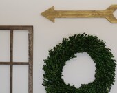 Flecha de madera rústica, signo de flecha de madera, decoración rústica, Casa Decor, flecha Decor, vivero rústico Decor, decoración de la pared Galería, flecha de madera