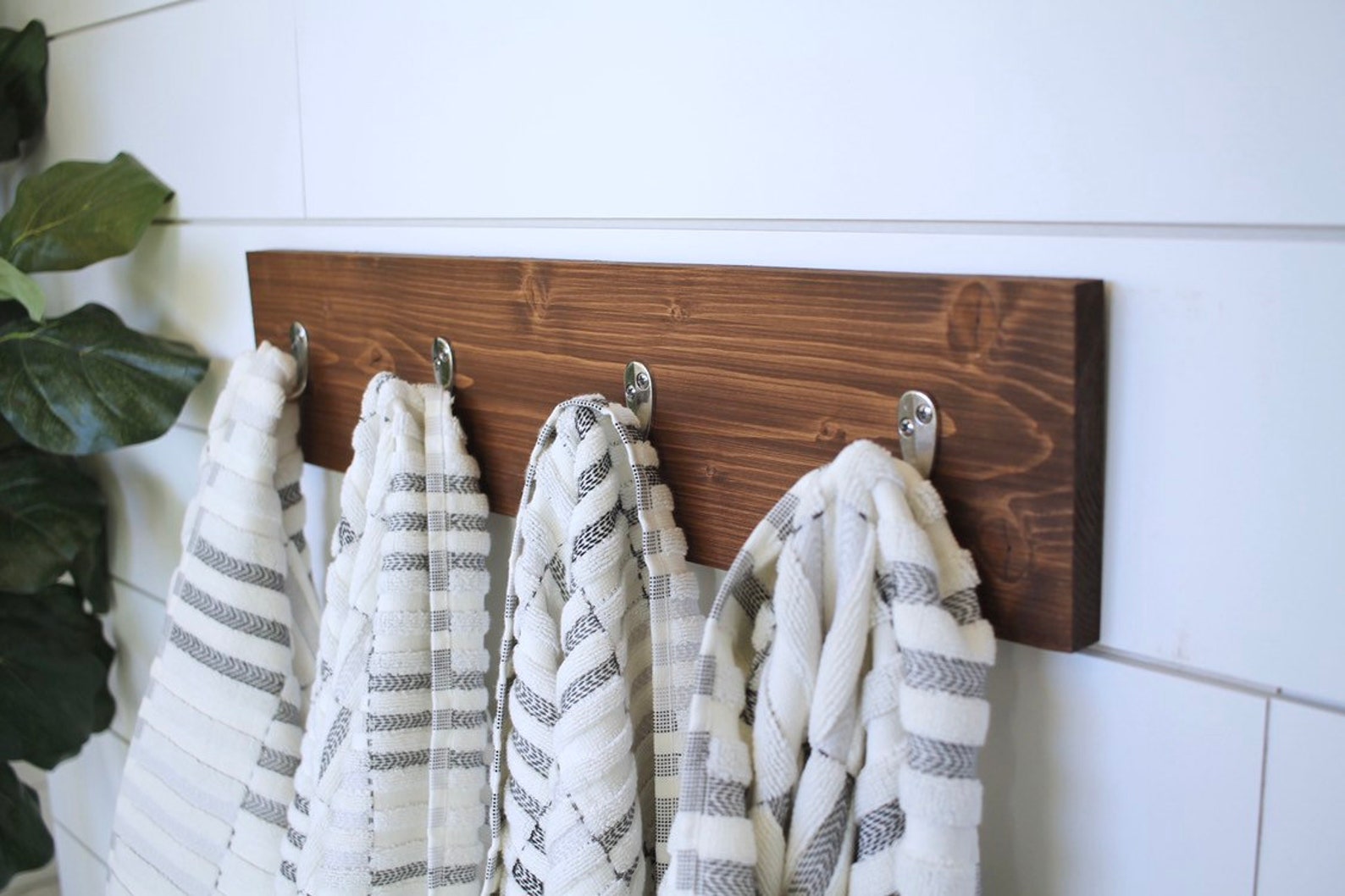 Rustic Wooden Towel Rack Towel Rack Towel Hooks Rustic Etsy